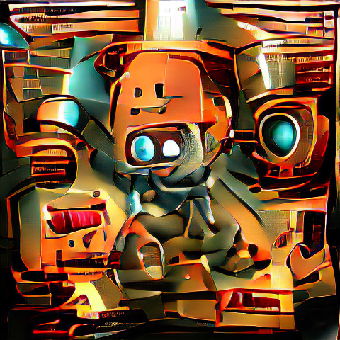 Brave little Rusty Roboz after 2000 iterations