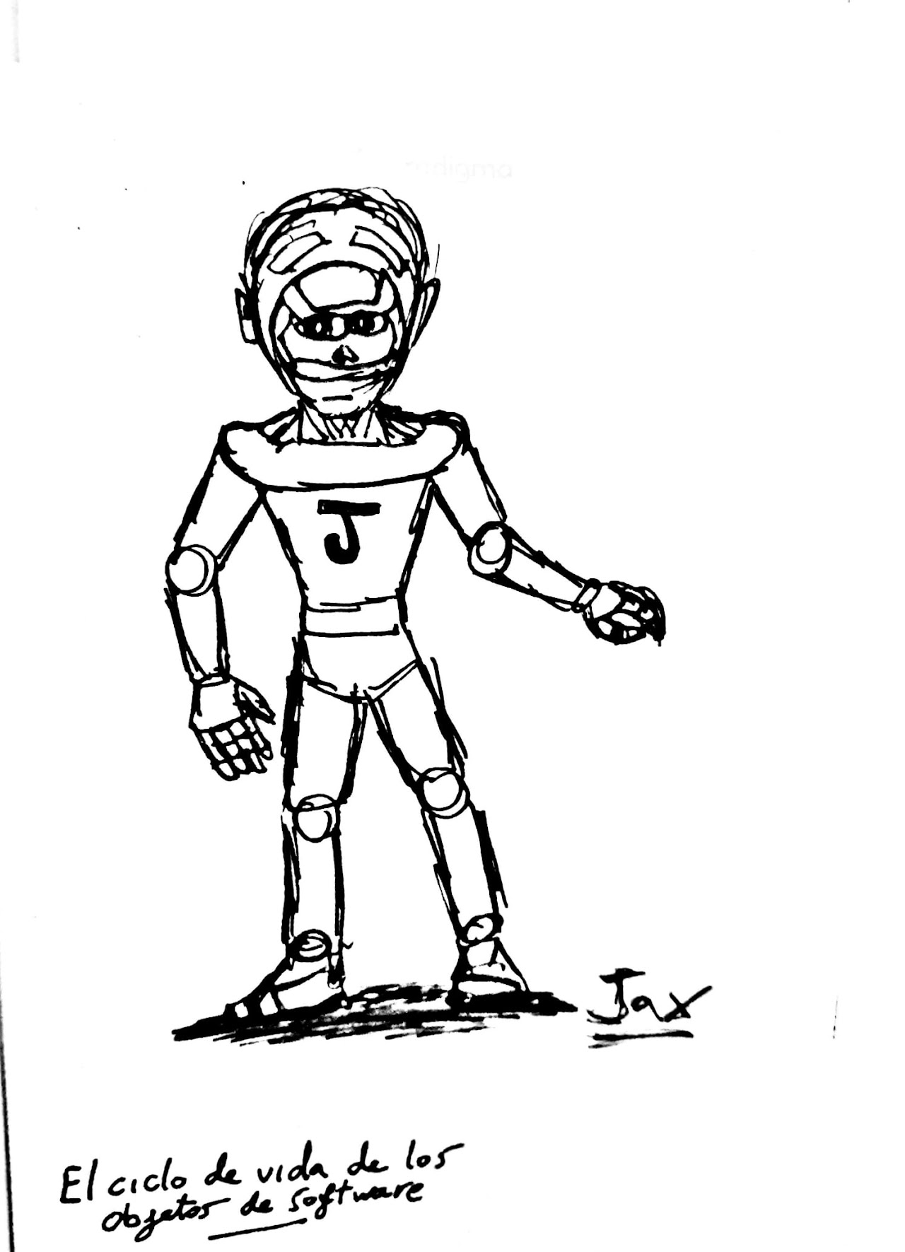 Original sketch of Jax
