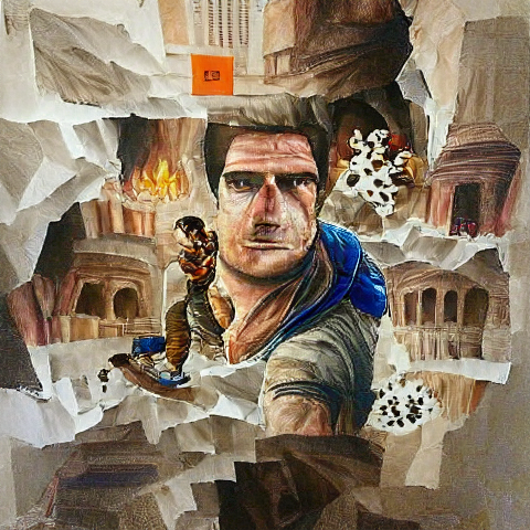 Uncharted 2 generated with VQGAN and CLIP