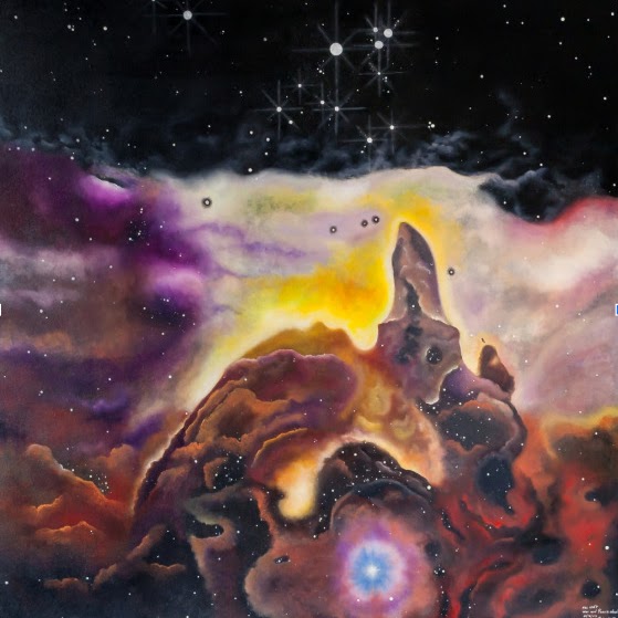 NGC 6357 Guerra y Paz, original artwork by JuliaArt
